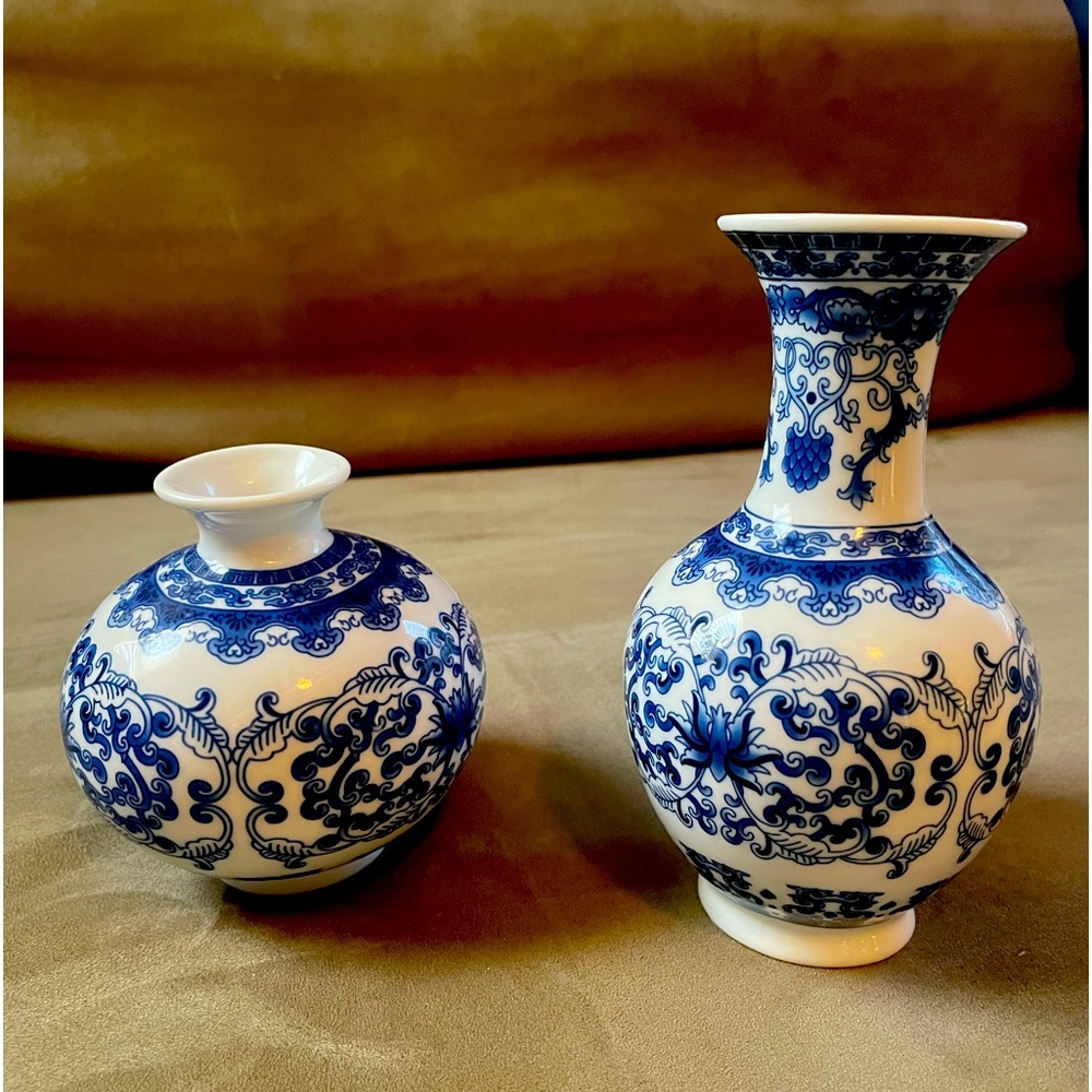 Japanese Blue and white Vases